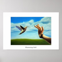 Humming bird poster