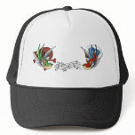 Humming Birds Tattoo Hat