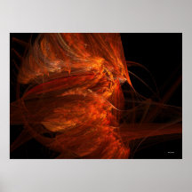 Humming Phoenix Print