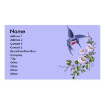 Hummingbird 2 Business Cards
