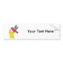 Hummingbird 3 ~ Vintage Forties Tattoo Bird Art Bumper Stickers