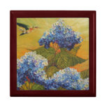 Hummingbird & Blue Hydrangea Gift Box