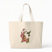 Hummingbird Fairy Tote Bag