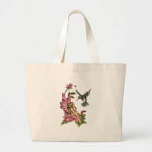 Hummingbird Fairy Tote Bag