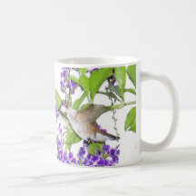 Hummingbird Flower Mug