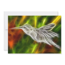 Hummingbird Getting Sweet Invitations