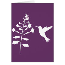 Hummingbird Greeting Card- Blank
