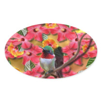 Hummingbird Haven Sticker