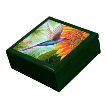 Hummingbird Keepsake Jewellery Gift Box