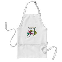 Hummingbird Monogram A Apron