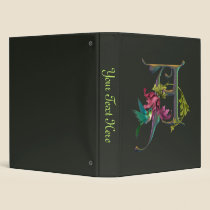 Hummingbird Monogram A binders