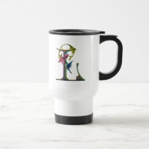 Hummingbird Monogram L Mugs
