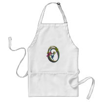 Hummingbird Monogram O Apron
