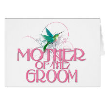 Hummingbird Mother of the Groom Cards