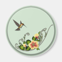 hummingbird refrigerator magnet