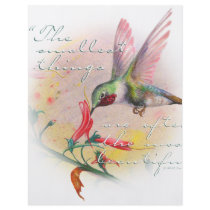 Hummingbird - Small things are the most beautiful. Custom Flyer