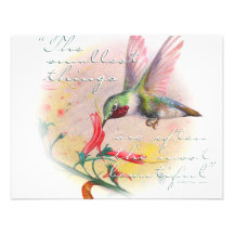 Hummingbird - Small things are the most beautiful. Invitations