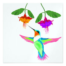 Hummingbird - SRF Custom Invitations