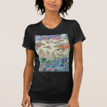 Hummingbirds and flowers stained glass WOW Tshirts