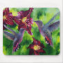 Hummingbirds and Lillies Mouse Pad