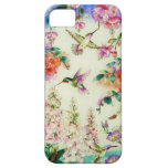Hummingbirds and Pink Flowers iPhone 5 Case