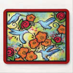 Hummingbirds Mouse Pad - 9.25" x 7.75"