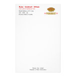 Humorous Pie Bakery Custom Stationery
