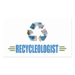 Humorous Recycling business cards