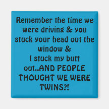 humour butt joke magnet