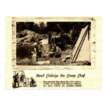 Humour campant cartes postales