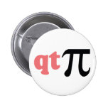 Humour de maths - pièce en t mignonne pi badge