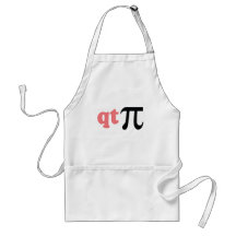 Humour de maths - pièce en t mignonne pi tablier