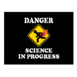 Humour en cours de pet de la Science de danger Carte Postale