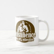 Humour religieux efficace de l'abstinence 99% mug à café