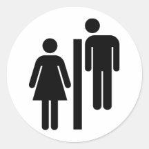 Humour Round Stickers