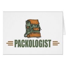 Humourous Backpacking Card