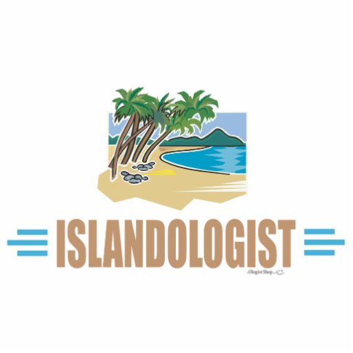 Humourous Beach Island Photo Cutout