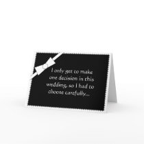 Humourous Best Man Request Card From Groom