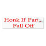 Humourous Bumper Sticker