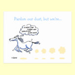 Humourous Business Moving Announcement Postcard postcards