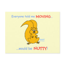 Humourous Cartoon Change of Address Card Post Cards