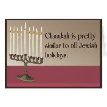 Humourous Chanukah Greeting Card