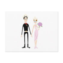 Humourous Country Wedding Couple