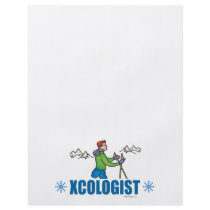 Humourous Cross Country Skiing Guy