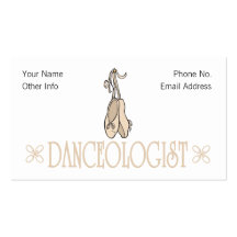 Humourous Dancing Business Card Templates