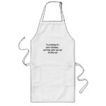 Humourous Dreaming of a white Christmas aprons