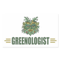 Humourous Environment Rectangular Sticker