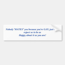 Humourous Expression Bumper Sticker