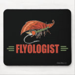 Humourous Fly Tying, Fly Fishing mousepads