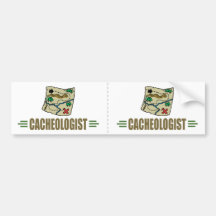 Humourous Geocaching Bumper Stickers